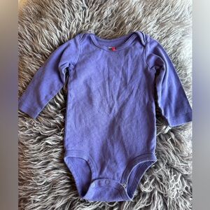 Carter's Long-Sleeve Purple Baby Bodysuit